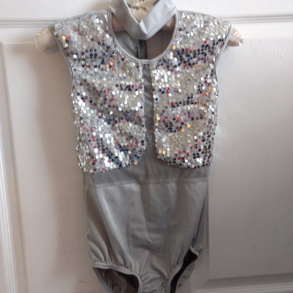 NWT AS Kellé dance costume Platinum Leotard